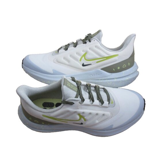 Nike Shoes - Nike Women's Air Winflo Shield Running Shoes Ivory Olive Green Sizes NIB